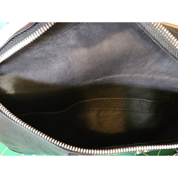 Jonny Cota Studio Fringe Fanny Pack Black Buttery Soft Leather - Picture 4 of 5